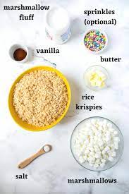 rice krispie treats with marshmallow