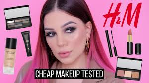 full face using only h m makeup for the