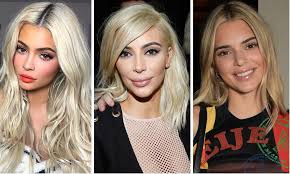 the kardashian jenner sisters blonde looks