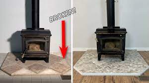 diy wood stove pad