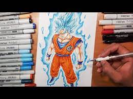 Future trunks (未 み 来 らい のトランクス, mirai no torankusu) is the saiyan and earthling hybrid son of vegeta and bulma from an alternate future.by the time present trunks was born, the timeline had been altered by future trunks' and cell's trips to the past. Drawing Goku Super Saiyan Blue Full Body Youtube