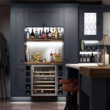 With 5 predefined settings you can chill your drinks, freeze your meat or store your deli snacks, taking the headache out of the fridge and freezer shuffle, making you feel really clever. Home Cocktail Bar Cabinet Novocom Top