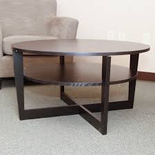 With different styles to match your seating and furniture, our coffee tables keep everything you like to have close by. Ikea Vejmon Round Coffee Table With Shelf Ebth