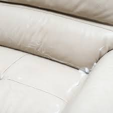 how to clean a white leather sofa