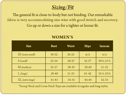 Henleys Womens Size Guide