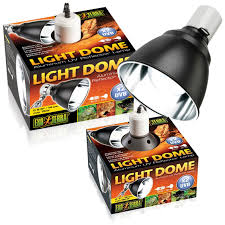 Exo Terra Light Dome Aluminium Uv Reflector Lamp X2 Uvb Reptile Light Holder Ebay