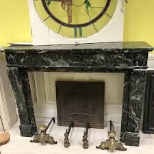 Proantic Louis Xvi Green Marble Fireplace
