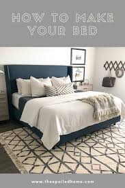 how to make your bed a step by step