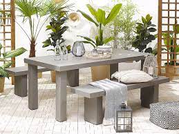 4 Seater Outdoor Concrete Dining Table