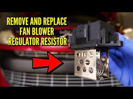 replace resistor cooling fan er