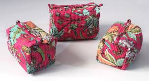 indian cotton quilted toiletry bags