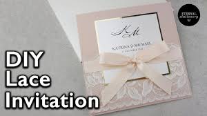 Elegant Lace Invitation Diy Wedding Invitations Eternal Stationery