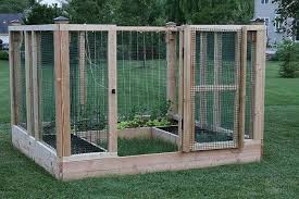 build a raised enclosed garden bed