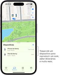 dispositivo no app buscar do iphone