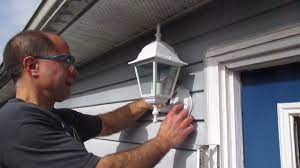 how to replace an outside light you