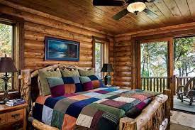 log cabin bedroom ideas