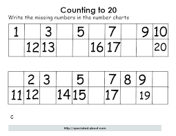 Number Worksheets 1 Counting Worksheet For Kids Preschool