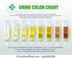 Urine Color Chart 1