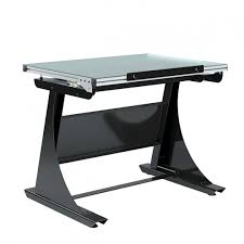 Sit To Stand Glass Top Drawing Table