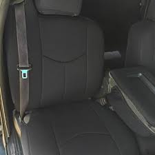 Full Set Seat Covers Black Cloth For