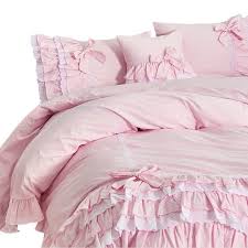 Pink Ruffle Bedding Set
