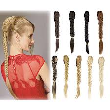 See how these popular beauty bloggers pull off fishtail braids in just a few easy steps with these for those with extensions or hair pieces for protective styles, try joana's method to achieve a long and glamorous fishtail braid. Florata Hair Long Straight Ponytail Clip In Braided Ponytail Fishtail Plaited Synthetic Hair Extensions Hairpiece Walmart Com Walmart Com