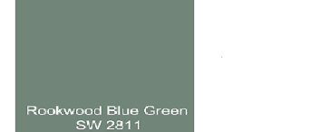 Sherwin Williams Rockwood Blue Green Sw
