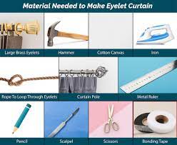 how to make eyelet curtains diy for