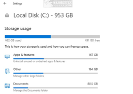 view storage usage on multiple drives