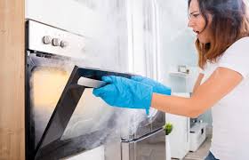 The oven will stay locked until its internal temperature drops to about 200 degrees . How To Remove Melted Plastic From An Oven Safely Lovetoknow