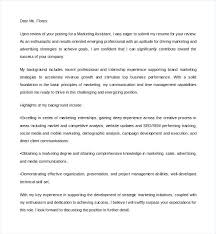 Marketing Cover Letter Example Sample Executive Assistant