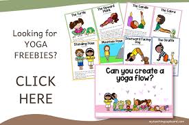 easy printable yoga poses for kids