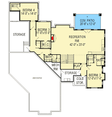 craftsman house plan with rv garage and