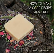 how to make any soap recipe palm free