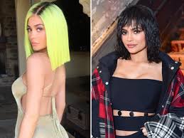 kylie jenner haircut and hair color