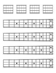 54 Rigorous Bass Guitar Fretboard Chart