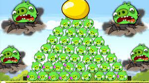 Angry Birds - EARTHQUAKE POWER-UPS VS PIGGIES 9 x GOLDEN EGGS - YouTube