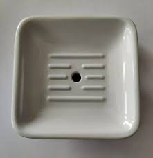 Glossy Ceramic Soap Dish Wall Mount