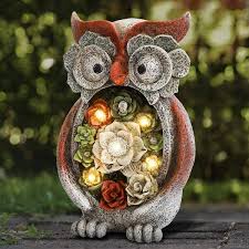 Tidoin Garden Statue Owl Figurines