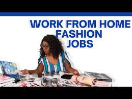 fashion jobs you can do from