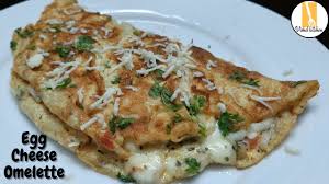 egg cheese omelette breakfast recipe