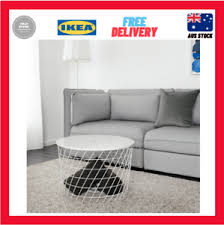 Modern lack coffee table white $75.00. Ikea Kvistbro Storage Table Coffee Table Bedside Table Home Office White 61cm Ebay