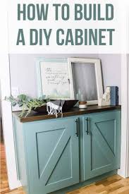 how to build a diy hallway cabinet