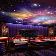Custom Mural 3d Star Nebula Night Sky