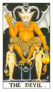 The devil tarot card is the fifteenth of the 22 major arcana. The Tarot School Devil Lovers Birth Cards