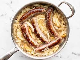 how to cook kielbasa and sauer on