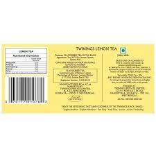 twinings tea bags lemon 25 pcs