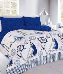 nautical cotton bed sheets spread