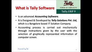 What is Tally.ERP 9 Accounting Software and its Features? - YouTube