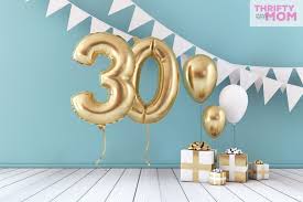 Plan a hollywood 30th birthday party and stop by the price is right to see if there's space in audience. Fun Fabulous 30th Birthday Gift Ideas Thrifty Little Mom